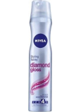 Nivea Diamond Gloss pre oslnivý lesk lak na vlasy 250 ml