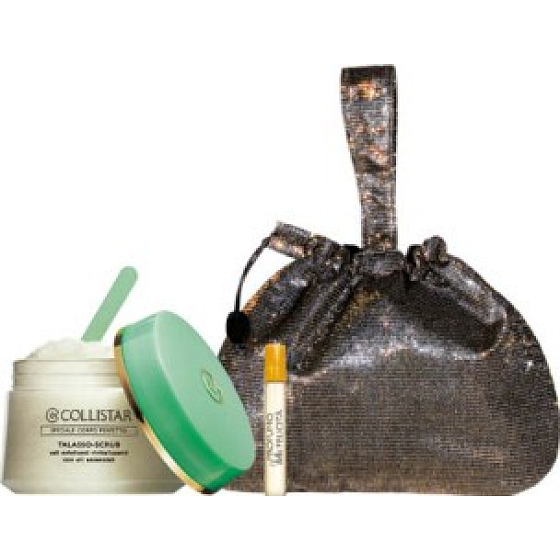 Collistar Talasso Scrub 700 ml + Profumo Della Felicita 7,5 ml + elegantná taška, kozmetická sada