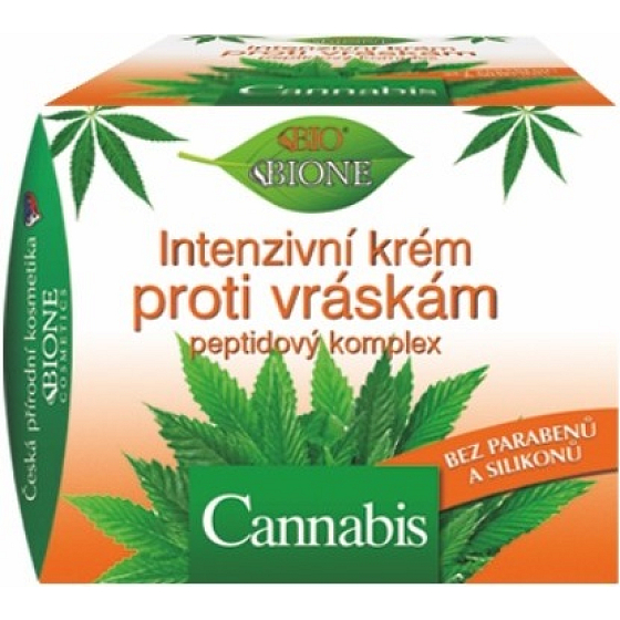 Bione Cosmetics Cannabis intenzívny krém proti vráskam 51 ml