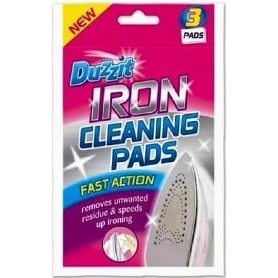 Duzzit Iron Cleaning Pads čistiace obrúsky na žehličku 3 kusy