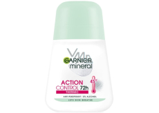 Garnier Mineral Action Control Thermic 72h guľôčkový antiperspirant deodorant roll-on pre ženy 50 ml