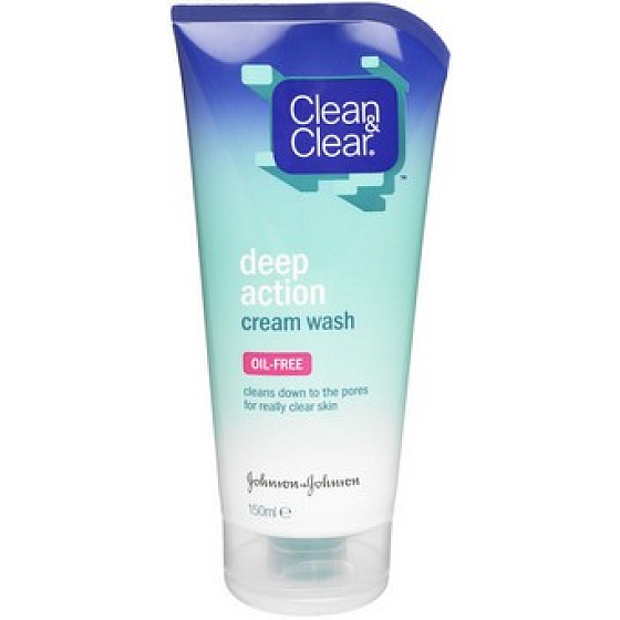 Clean & Clear Deep Action Cream Wash Hĺbkovo čistiaca krémová emulzia 150 ml