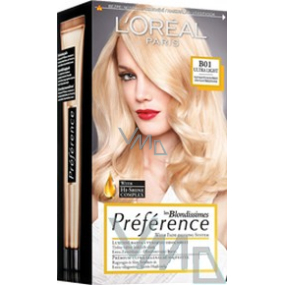 Loreal Paris Préférence les Blondissimes farba na vlasy B01 veľmi svetlá blond prírodná