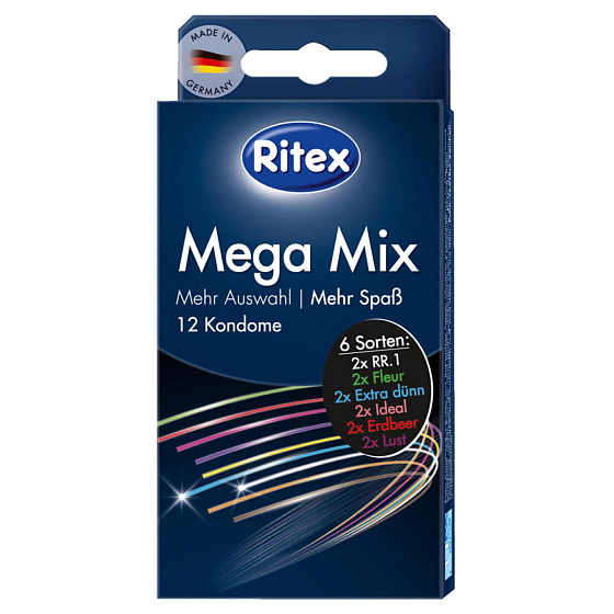 Ritex Mega Mix kondóm 12 kusov