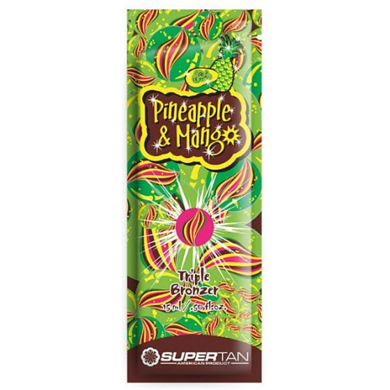 SuperTan Super Sensations Ananás a Mango Intenzívna opaľovací bronzer do solária 5 ml