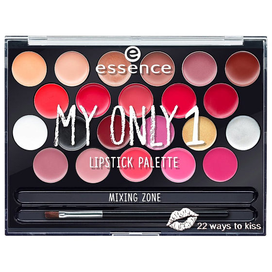 Essence My Only 1 paletka na pery 01 22 Ways To Kiss 18,7 g
