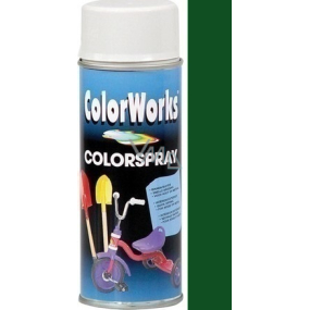 Color Works Colorsprej 918512 tmavo zelený alkydový lak 400 ml