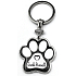 Nekupto Pets Jack Russell kľúčenka v tvare labky 40 x 85 x 3 mm