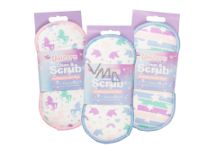 Vivid Unicorn 2v1 Univerzálna antibakteriálna čistiaca hubka z mikrovlákna a drôtenky 19 cm x 9,5 cm 1 kus