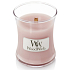 Woodwick Rosewood - Palisander vonná sviečka s dreveným knôtom a viečkom sklo malá 85 g