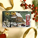 English Soap Zimná krajina - Ivy & Holly Christmas prírodné parfumované toaletné mydlo s bambuckým maslom 190 g