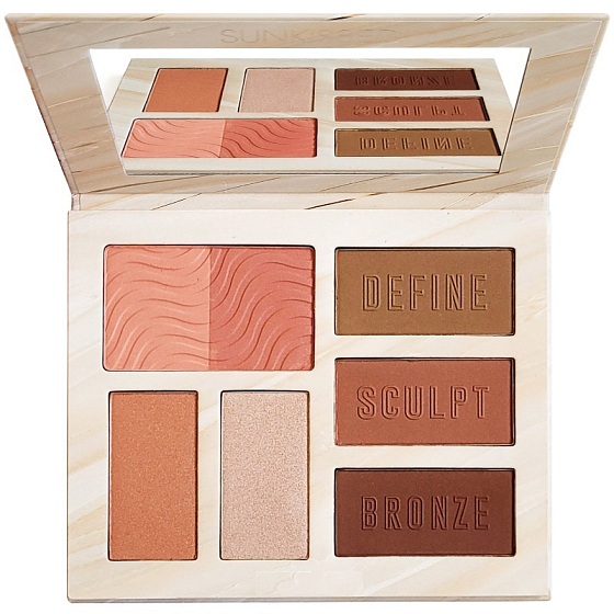 Paletka Sunkissed Contour Pro Bronzer, Highlighter a Blush 21,1 g