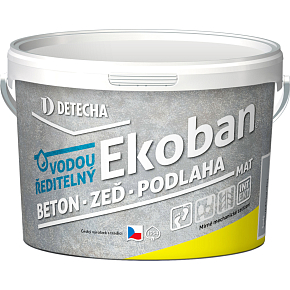 Detecha Ekoban farba na drevo i betón, šedá, 2,5 kg