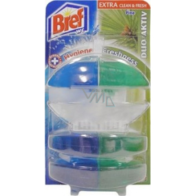 Bref Duo Aktiv Extra Clean & Fresh Borovica WC gél komplet 60 ml + 2x náhradná náplň