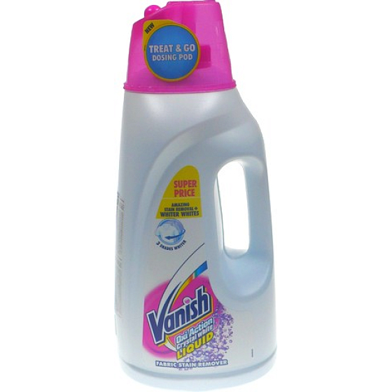Vanish Oxi Action Crystal White Liquid tekutý odstraňovač škvŕn 2 l
