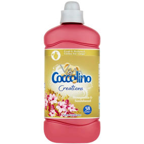 Coccolino Creations Honeysuckle & Sandalwood koncentrovaná aviváž 58 dávok 1,45 l