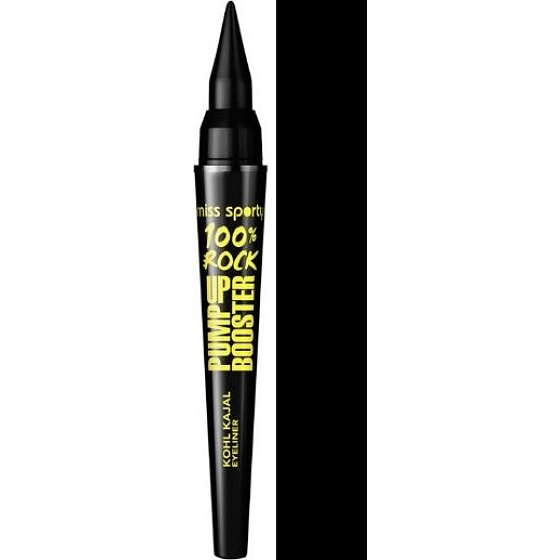 Miss Sporty Pump Up Booster 100% Rock Kohl Kajal Eyeliner ceruzka na oči 001 100% Black 1,5 g