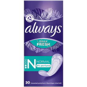 Intimné vložky Always Daily Fresh Normal Slipper 30 ks