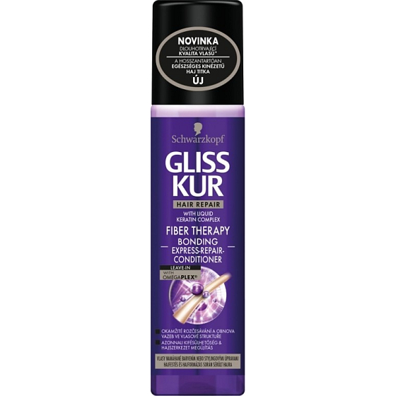 Gliss Kur Fiber Therapy regeneračný expres balzam pre namáhané vlasy 200 ml