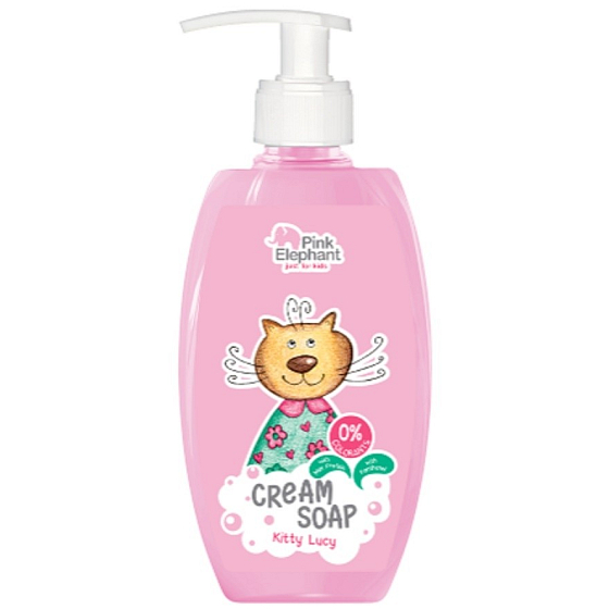 Pink Elephant Mačička Hanička tekuté mydlo s obsahom panthenolu 250 ml