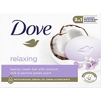 Dove tuhé mydlo Relaxing kokos a jazmín, 90 g