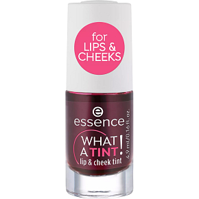 Essence What a Tint! lesk na pery a tvárenka 01 Kiss From a Rose 4,9 ml