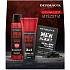 Dermacol Men Agent Eternal Victory 3v1 sprchový gél 250 ml + dezodorant v spreji 150 ml + peelingová maska na tvár 2 x 7,5 ml, kozmetická sada pre mužov