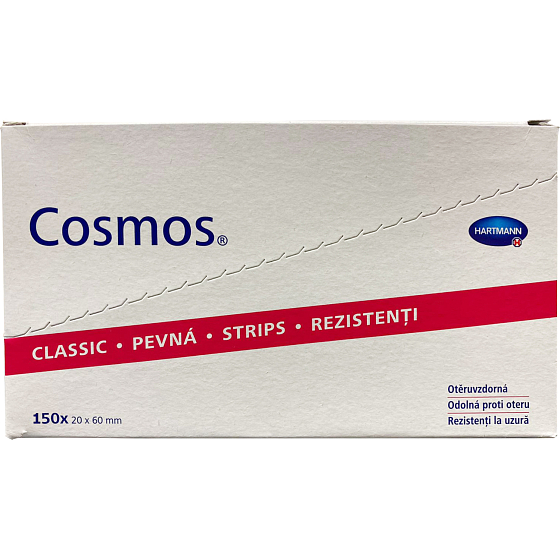 Cosmos Pevné Strips náplasť, 8 × 4 cm, 150 ks