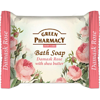 GREEN tuhé mýdlo Damašková ruža & bambucké maslo 100 g