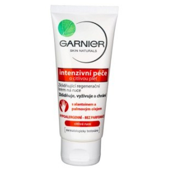 Garnier Krém na ruky upokojujúci na citlivé ruky 100 ml