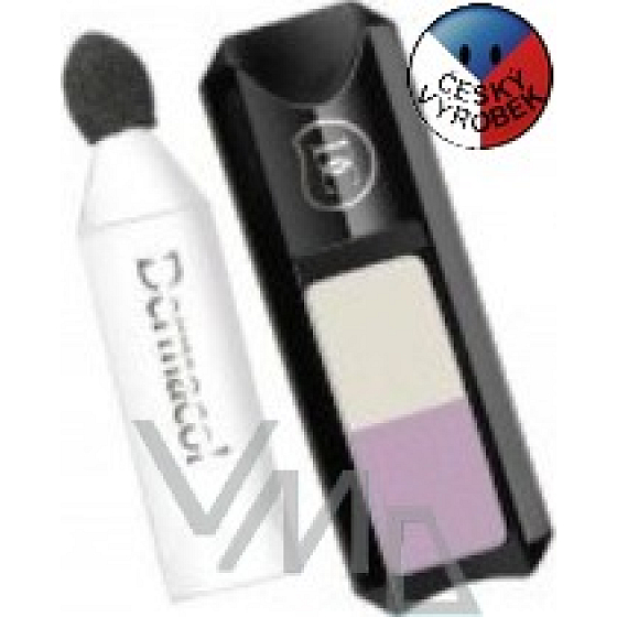 Dermacol Eye Shadow duo očné tiene 1 biela-ružová 1,8 g