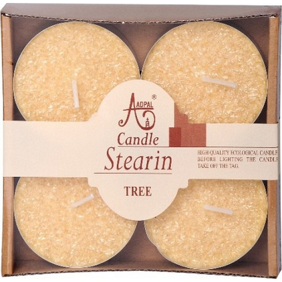 Adpal Stearín Maxi Tree - Drevo vonné čajové sviečky 4 kusy