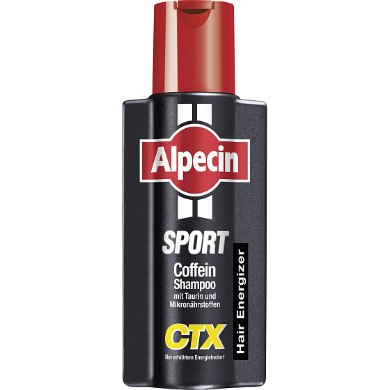 Alpecin CTX Šport Coffein Kofeínový šampón proti vypadávaniu a rast vlasov 75 ml