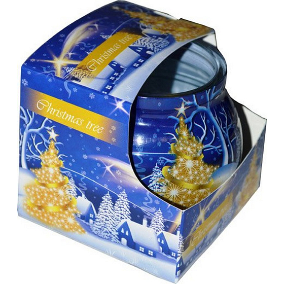Admit Christmas Tree aromatická sviečka v skle 80 g