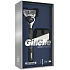 Gillette Fusion5 ProShield holiaci strojček s čiernou rukoväťou + stojan na holiaci strojček, kozmetická sada, pre mužov