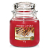 Yankee Candle Sparkling Cinnamon - Trblietavá škorica vonná sviečka Classic stredné sklo 411 g
