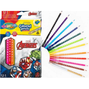 Colorino Pastelky trojhranné Marvel Avengers 13 farieb