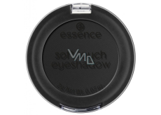 Essence Soft Touch mono očné tiene 06 Pitch Black 2 g