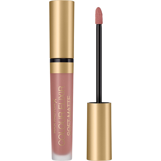 Max Factor Colour Elixir Soft Matte Dlhotrvajúci matný tekutý rúž 005 Sand Cloud 4 ml