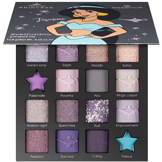 Essence Paleta očných tieňov Disney Princess Jasmine 12,8 g