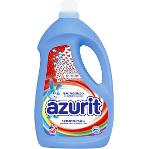 Azurit Tekutý prací prostriedok na farebnú bielizeň 62 dávok 2480 ml