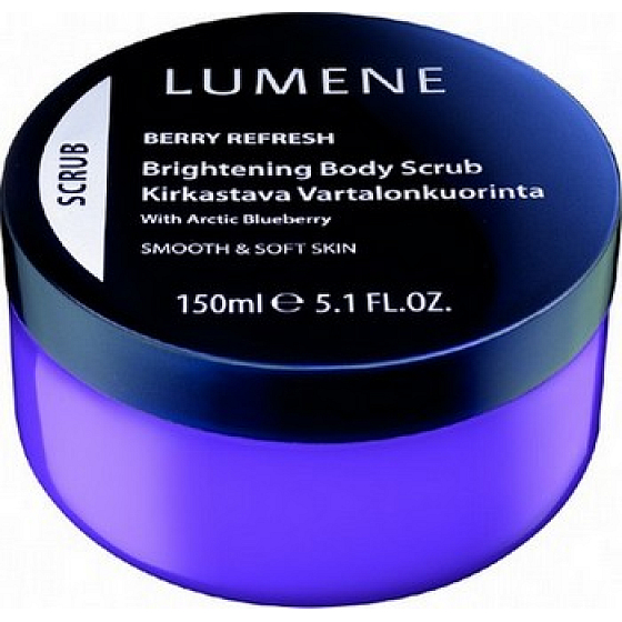 Lumene Berry Refresh Brightening Rozjasňujúce telový peeling 150 ml