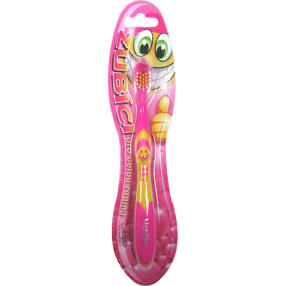 Nekupto Zubíci zubná kefka pre deti s menom Natálka mäkký 1 kus