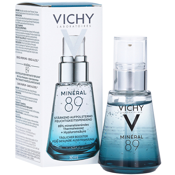 Vichy Mineral 89 Hyaluron-Booster posilňujúci a vypĺňajúci booster pre všetky typy pleti 30 ml
