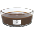 Woodwick Humidor - Puzdro na cigary vonná sviečka s dreveným širokým knôtom a viečkom loď 453 g