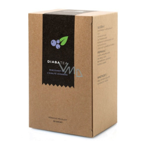 Aromatica DiabaTea bylinný čaj udržuje normálnu hladinu glukózy v krvi a podporuje metabolizmus cukrov 20 x 2 g