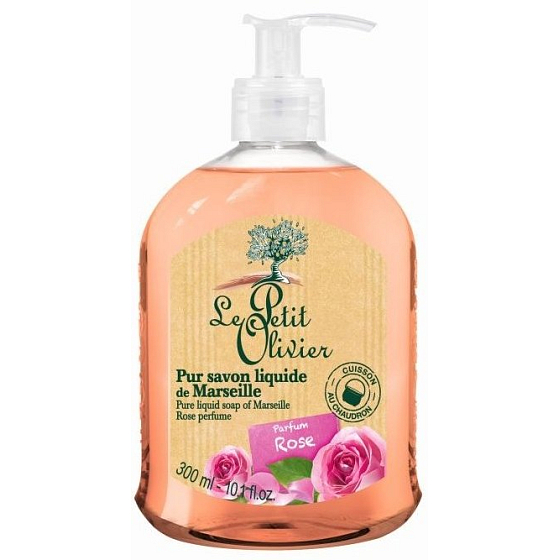 Le Petit Olivier Ruža tekuté mydlo dávkovač 300 ml
