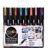 Posca Univerzálna sada akrylových fixiek 1,8 - 2,5 mm Mix metalických farieb 8 kusov PC-5M