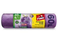 Fino Zeus Flex Lavender Sťahovacie vrecia do koša, 35 µ, 60 litrov 63 x 70 cm 8 kusov