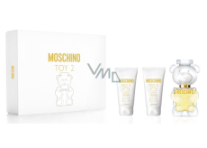 Moschino Toy 2 parfumovaná voda pre ženy 50 ml + telové mlieko 50 ml + sprchový gél 50 ml, darčeková sada pre ženy